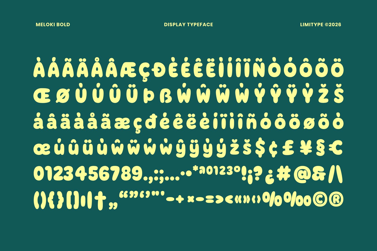 Meloki - Bold Playful Font