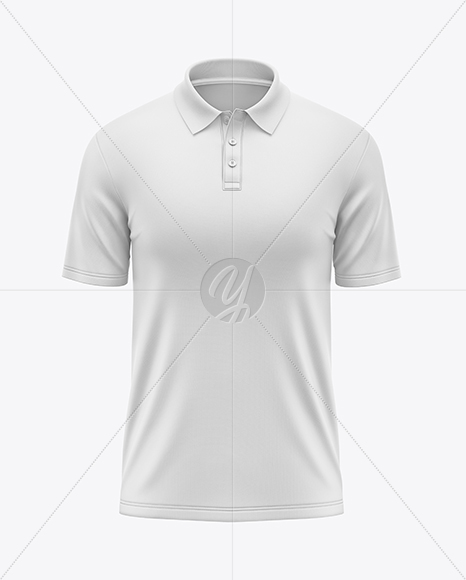 Men's Short Sleeve Polo Shirt Mockup
