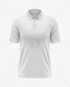 Men's Short Sleeve Polo Shirt Mockup