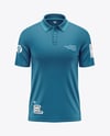 Men's Short Sleeve Polo Shirt Mockup