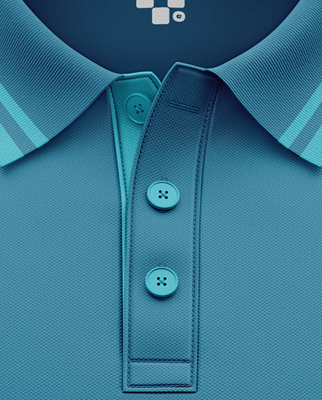 Men's Short Sleeve Polo Shirt Mockup