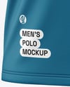 Men's Short Sleeve Polo Shirt Mockup