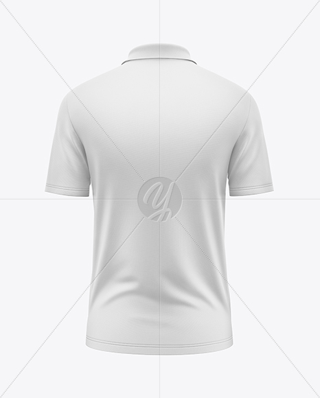 Men's Short Sleeve Polo Shirt Mockup