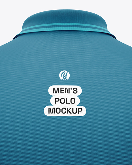 Men's Short Sleeve Polo Shirt Mockup