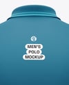 Men's Short Sleeve Polo Shirt Mockup