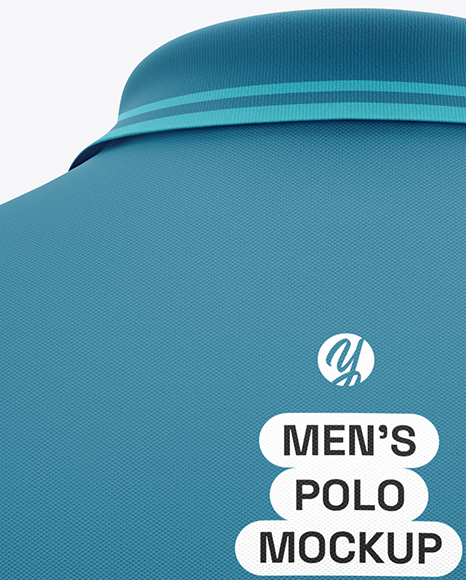 Men's Short Sleeve Polo Shirt Mockup