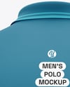 Men's Short Sleeve Polo Shirt Mockup
