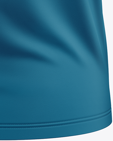 Men's Short Sleeve Polo Shirt Mockup