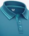 Men's Short Sleeve Polo Shirt Mockup