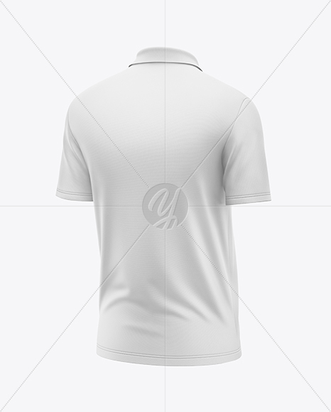 Men's Short Sleeve Polo Shirt Mockup