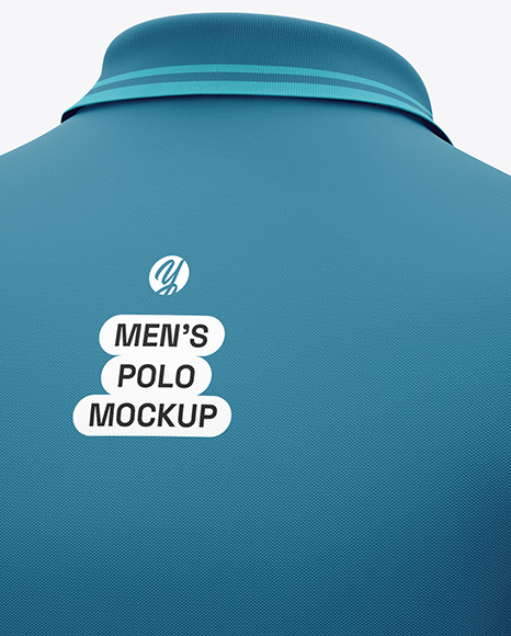 Men's Short Sleeve Polo Shirt Mockup