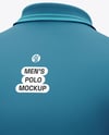Men's Short Sleeve Polo Shirt Mockup