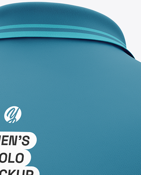 Men's Short Sleeve Polo Shirt Mockup