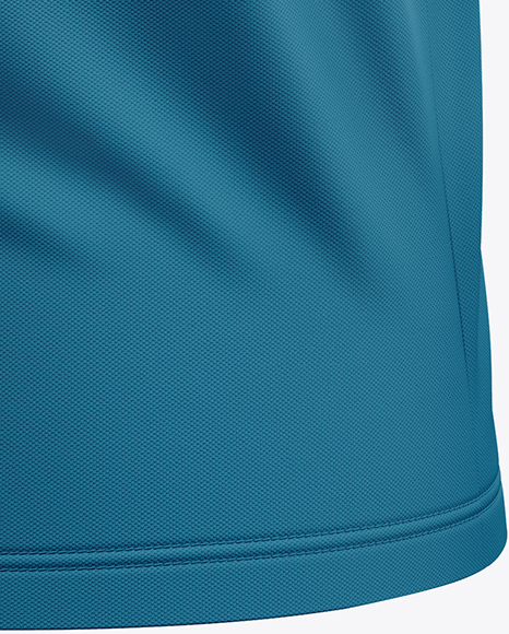 Men's Short Sleeve Polo Shirt Mockup