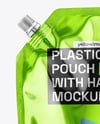 Metallic Refill Pouch Bag with Handle Mockup