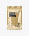 Metallic Sachet with Zip Lock Mockup
