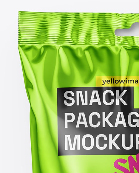 Metallic Snack Pack Mockup