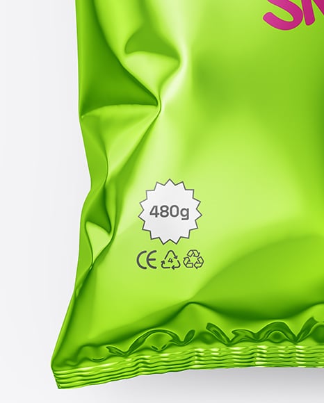 Metallic Snack Pack Mockup