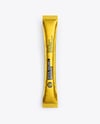 Metallic Stick Sachet Mockup