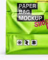 Metallized Paper Bag Mockup