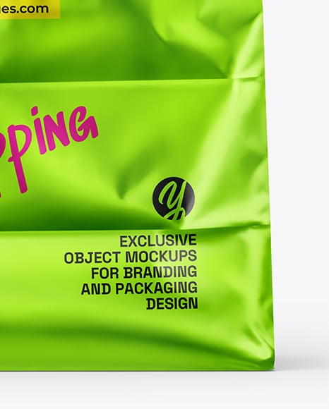 Metallized Paper Bag Mockup