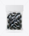 Vacuum Packaging with Mussels Mockup
