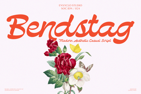 NCL Bendstag — Elegant Script Calligraphy Font