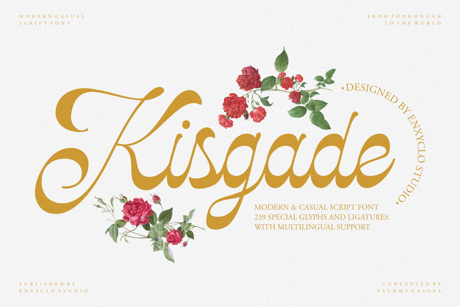 NCL Kisgade — Elegant Script Calligraphy Font