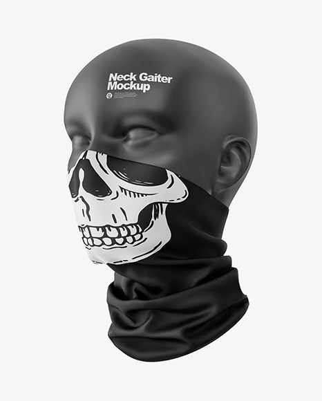 Neck Gaiter Mockup - Accessorie mockups