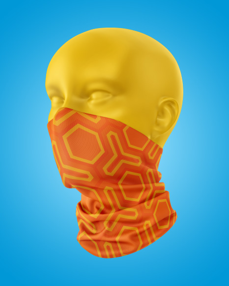 Neck Gaiter Mockup