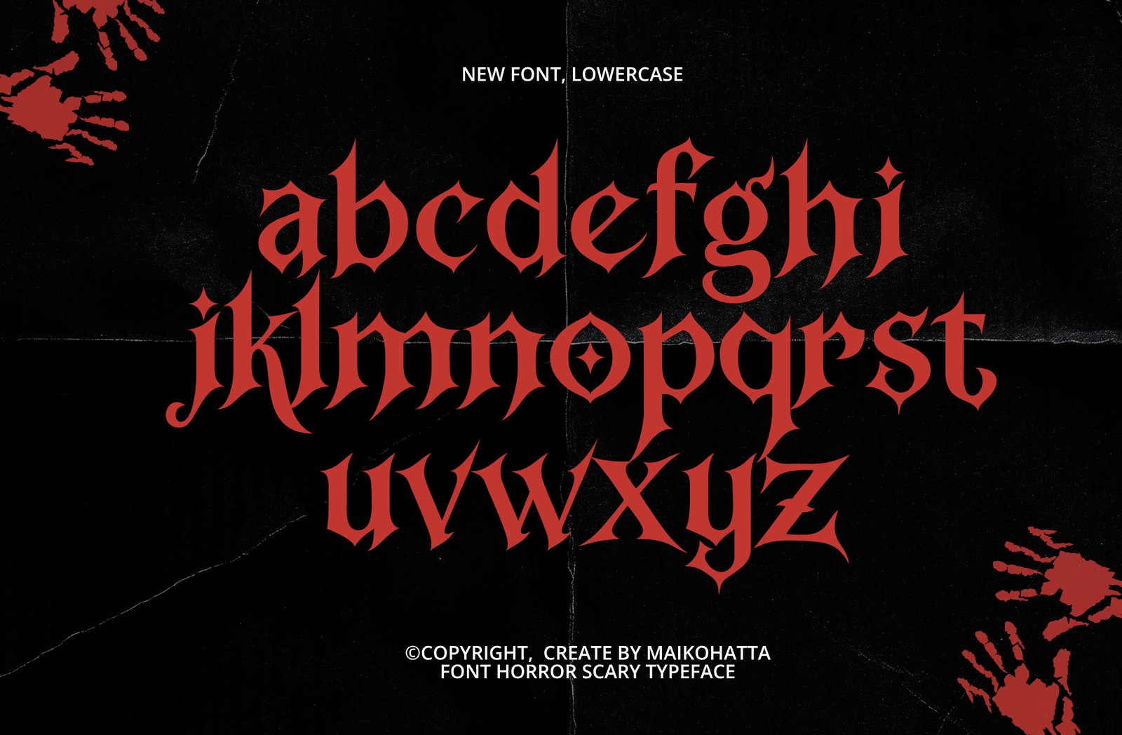 Neivak – Horror Gothic Display Font