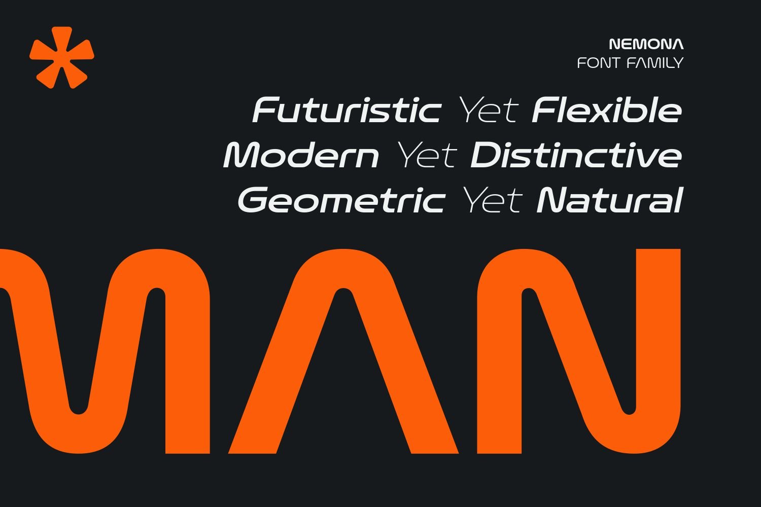 Nemona - Modern Futuristic Font Family