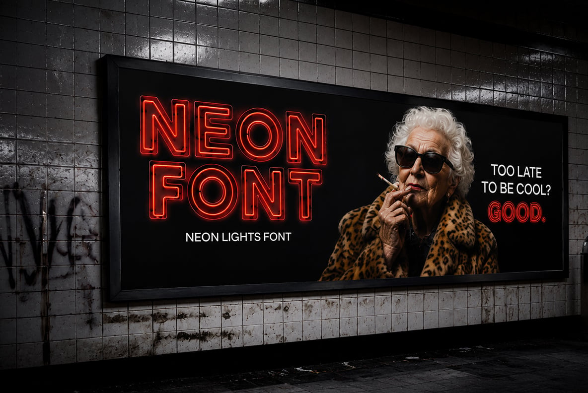 Neon Lights Font
