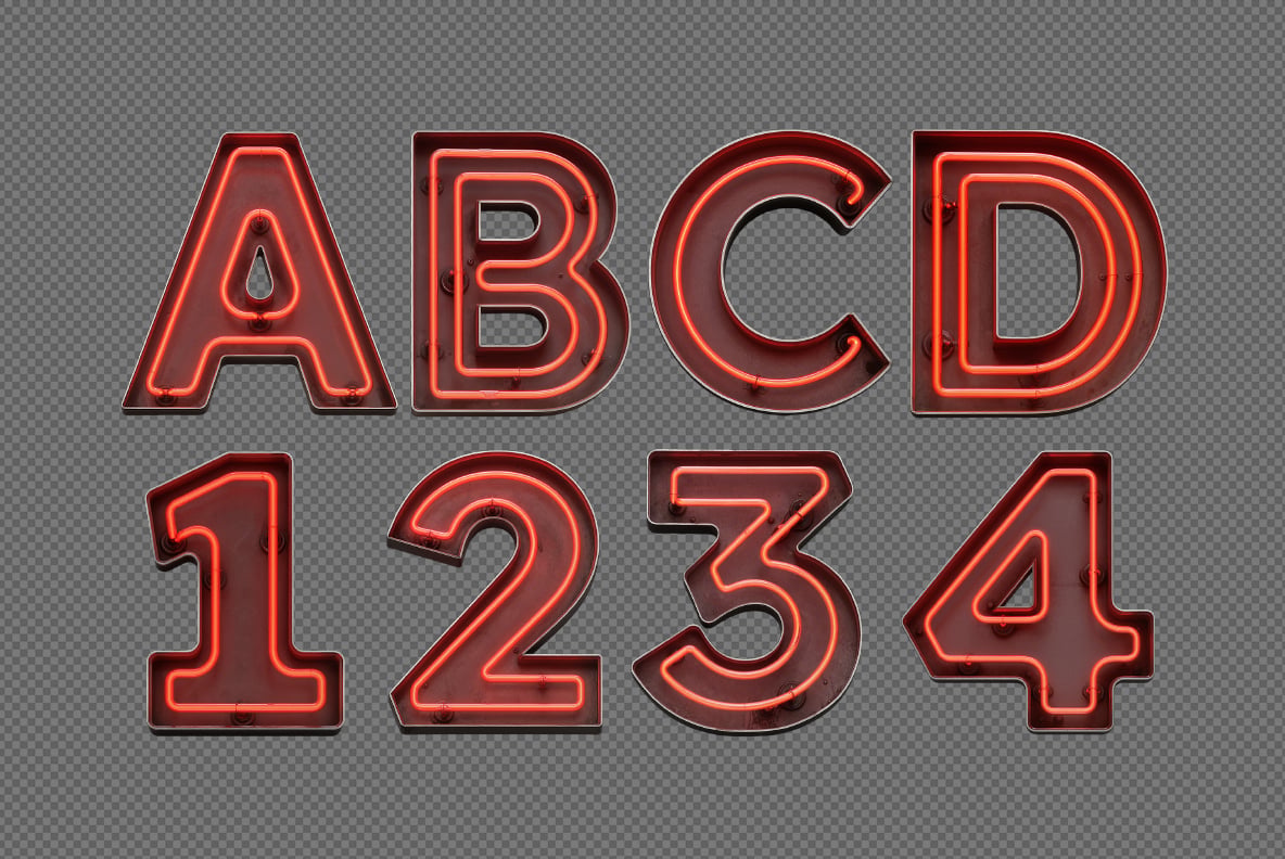 Neon Lights Font
