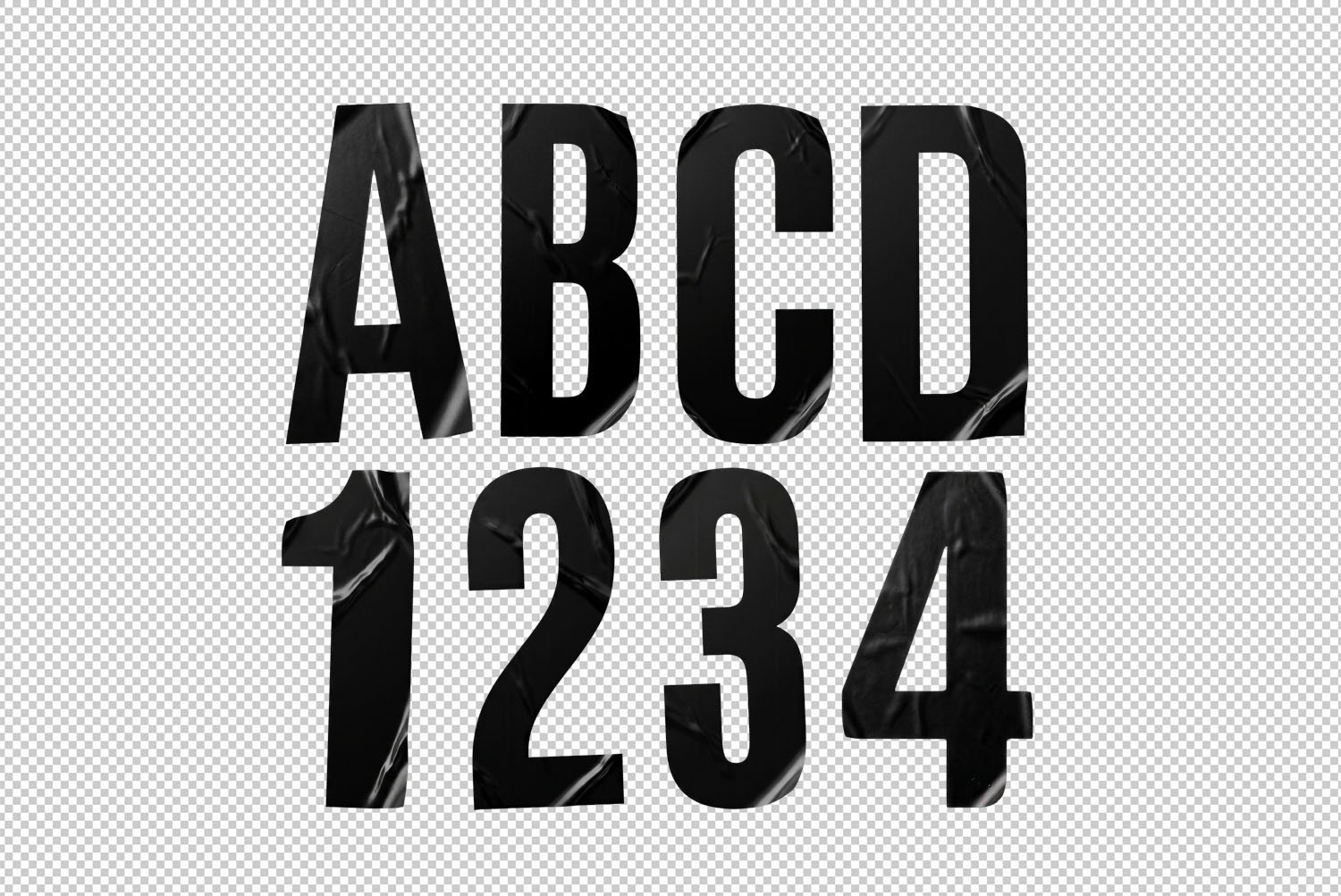 Noir Sticker Font