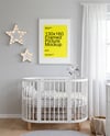 Nursery Wall Frame Poster Mockup