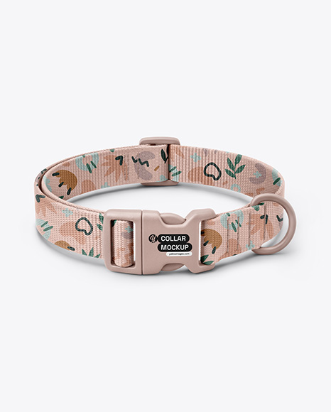 Nylon Dog Collar Mockup