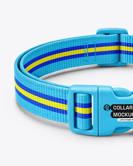 Nylon Dog Collar Mockup