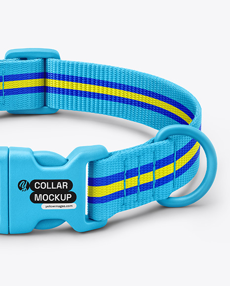Nylon Dog Collar Mockup