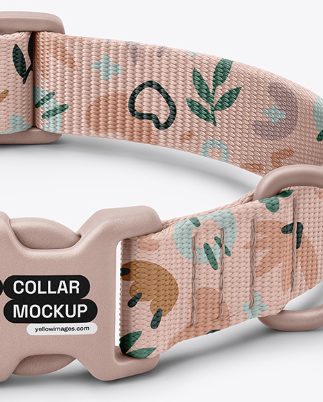 Nylon Dog Collar Mockup