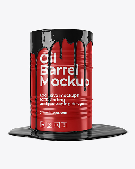 Oil Barrel Mockup
