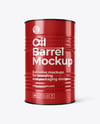 Oil Barrel Mockup