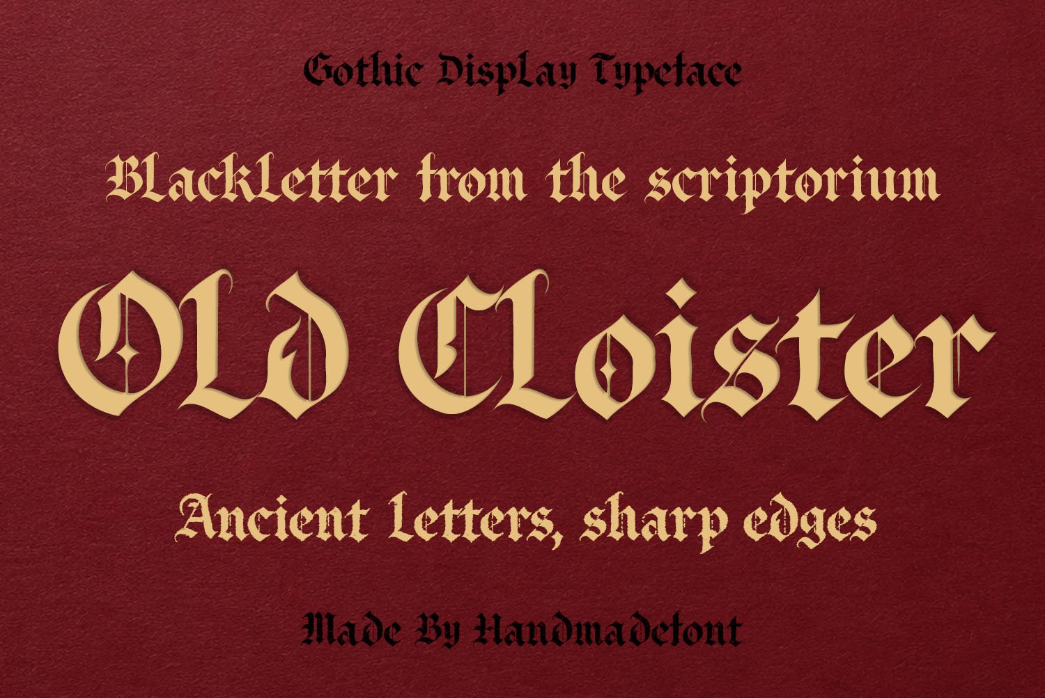 Old Cloister Font