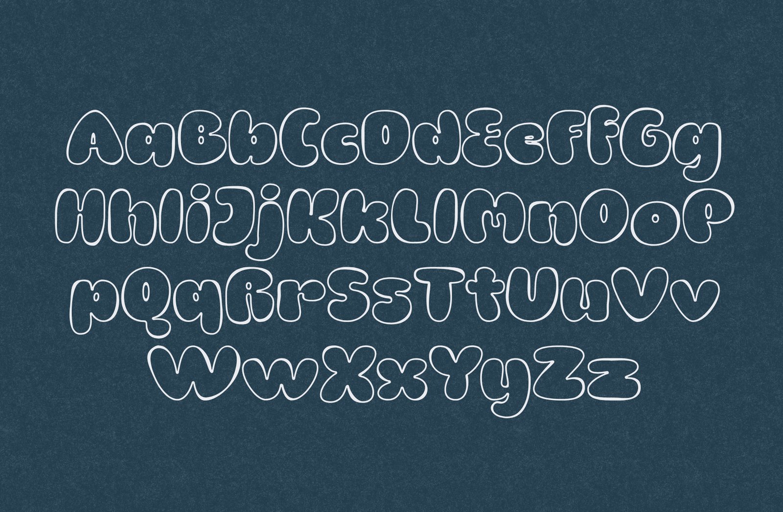 Onidel – Bold Bubble Display Font