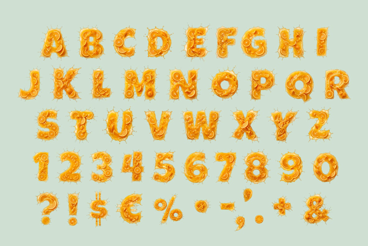 Orange Burst Font