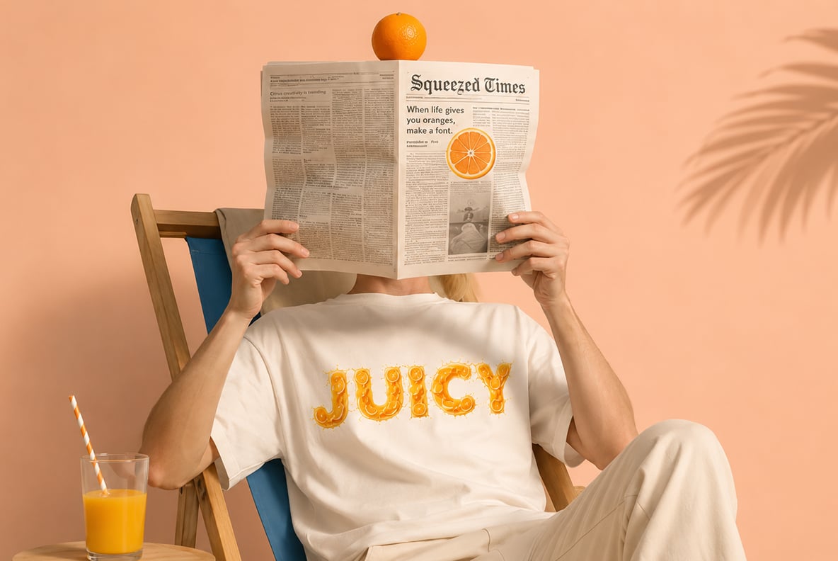 Orange Burst Font