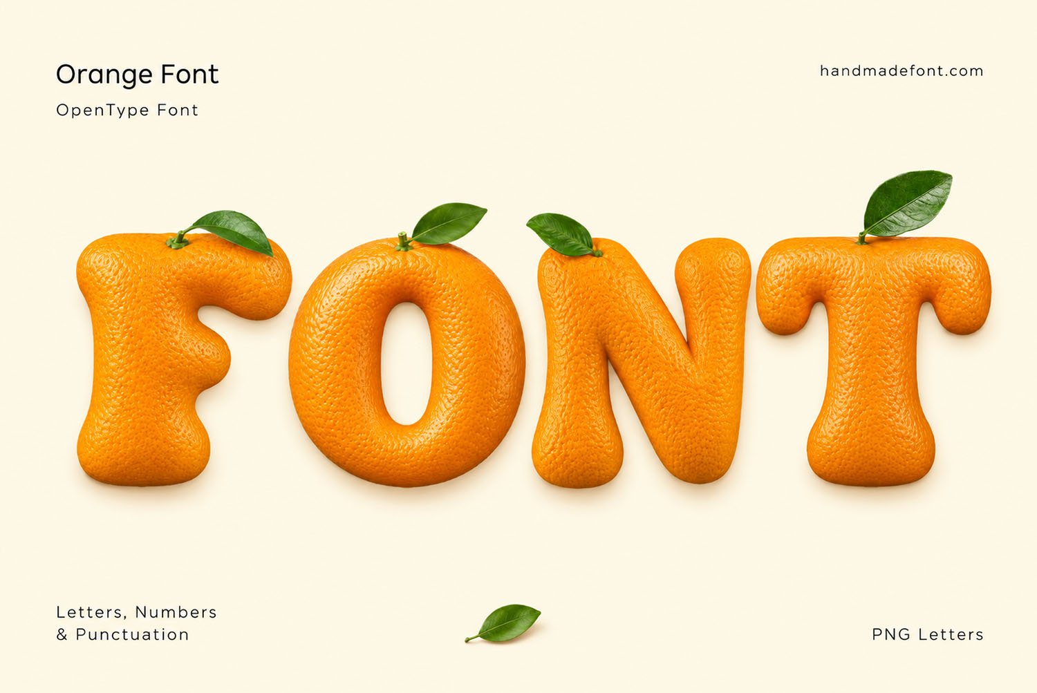 Orange Font
