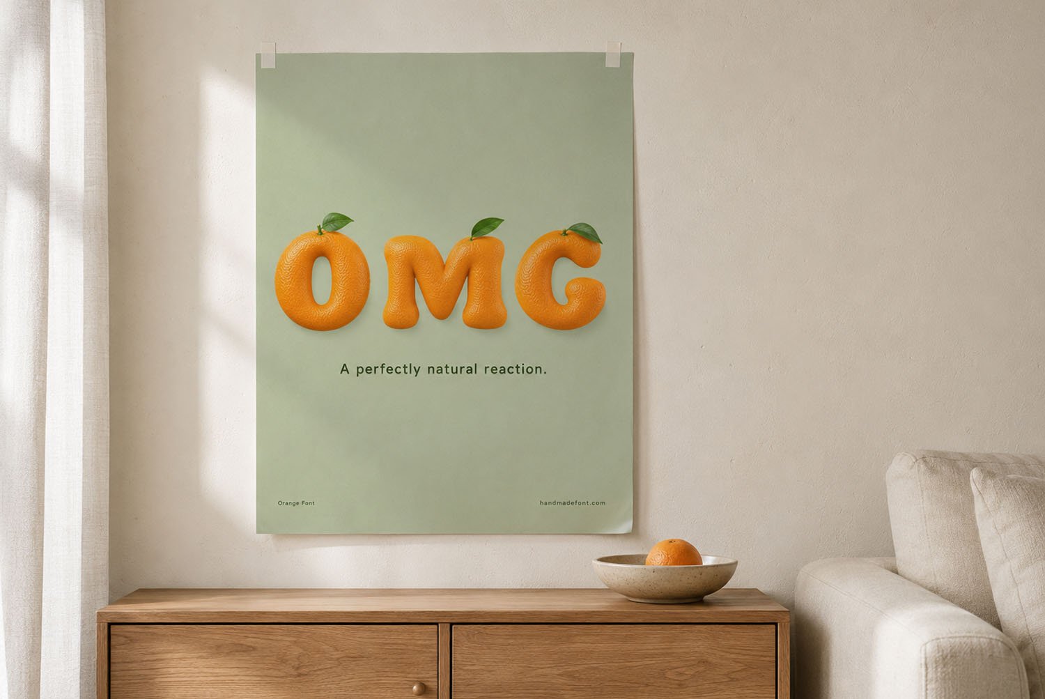 Orange Font
