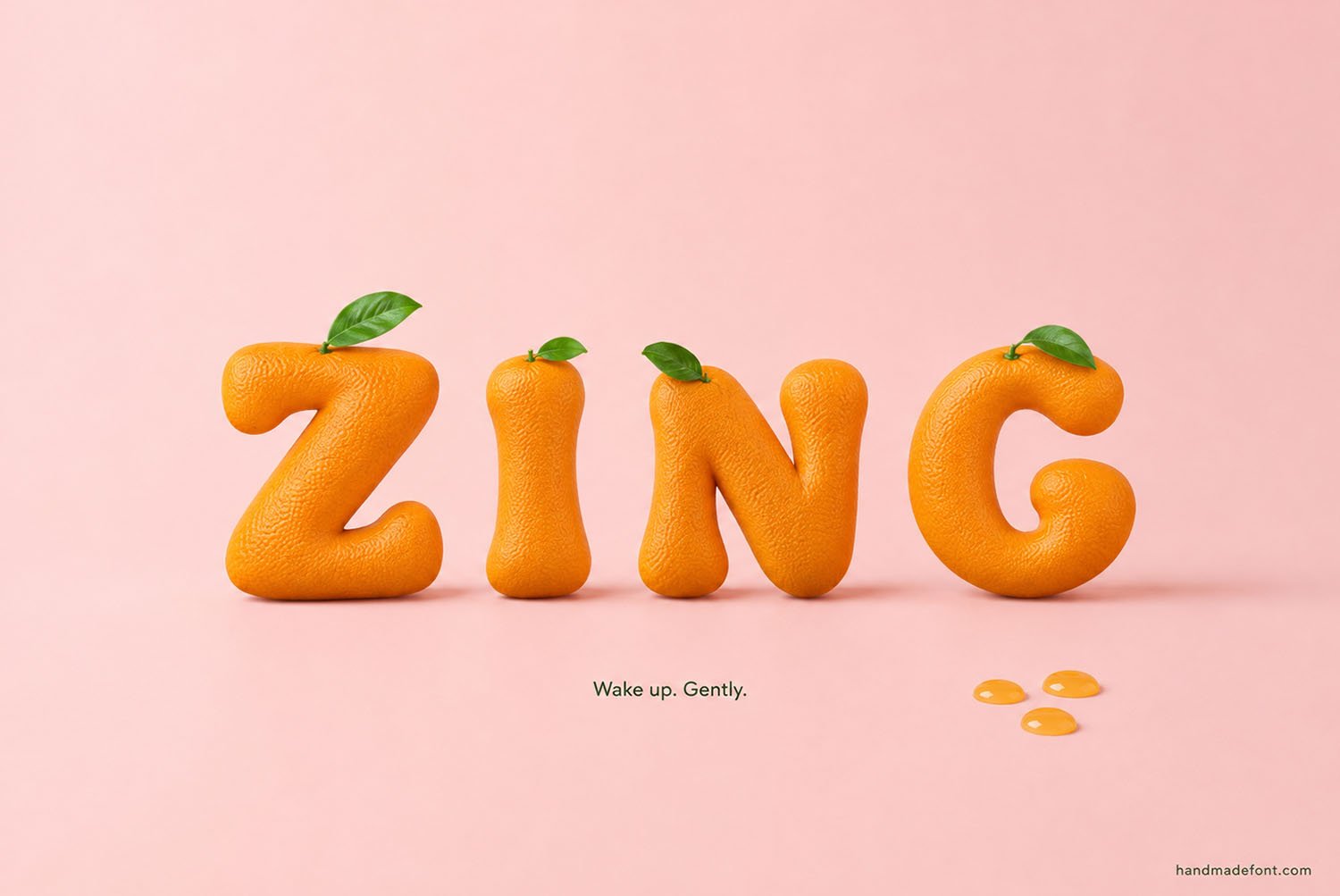 Orange Font