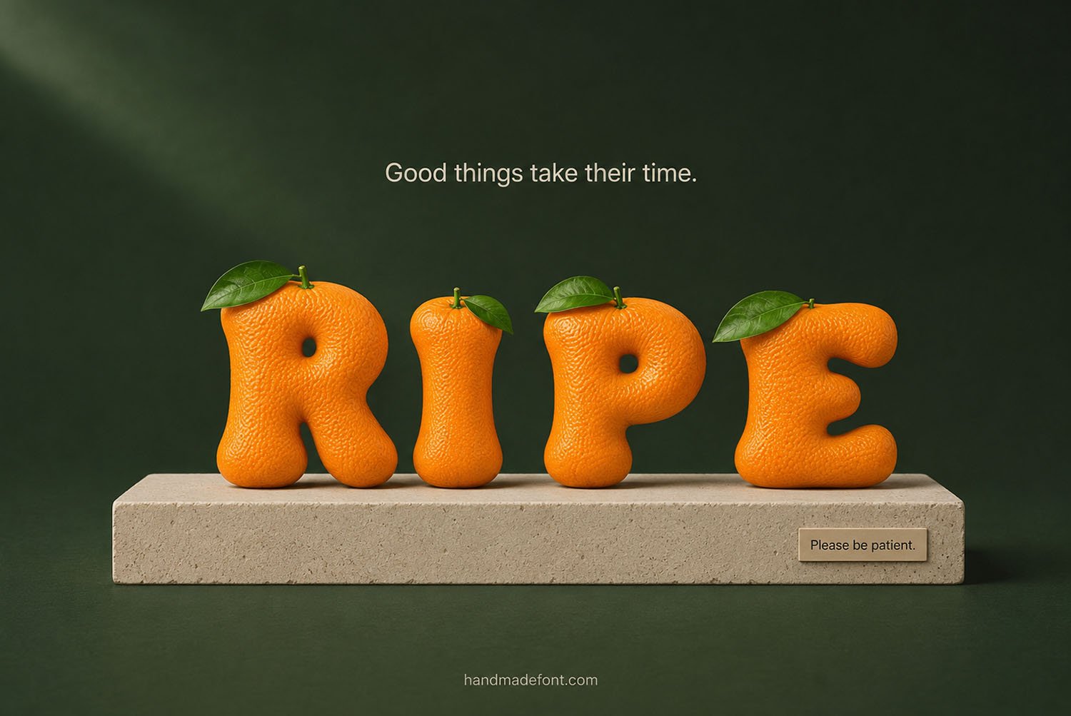 Orange Font